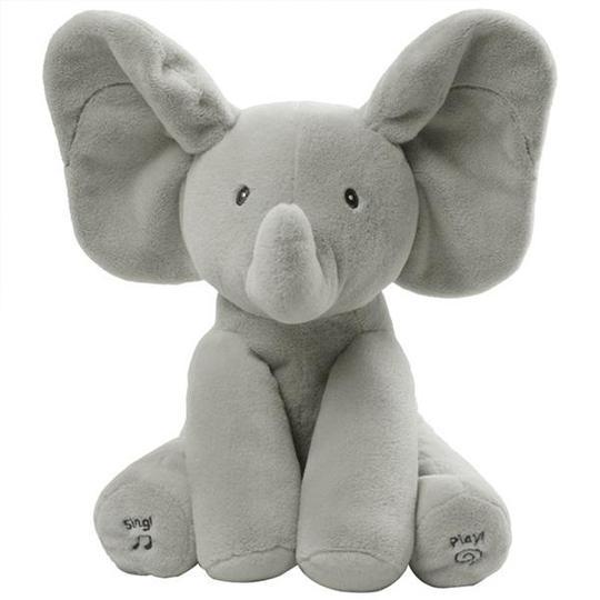 flappy animated plush elephant