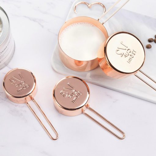 4pc Copper Measuring Cup Set - Image 2