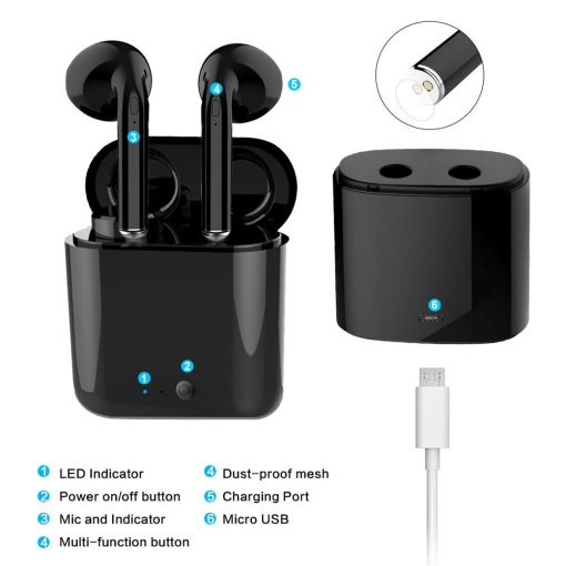 Black Classic Earbuds - Image 6