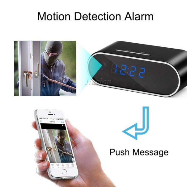 1080P Wireless Alarm Clock Security Camera Pama Goods