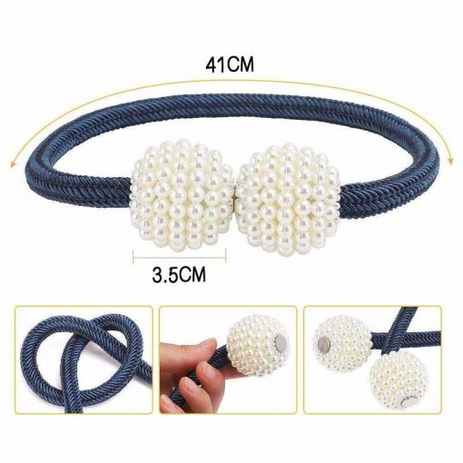 Pearl Curtain Tiebacks with Strong Magnetic Clips, 2 pcs - Image 5