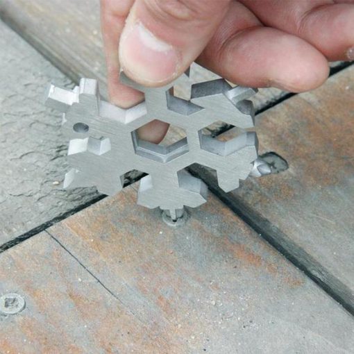 18-in-1 stainless steel snowflakes multi-tool - Image 6