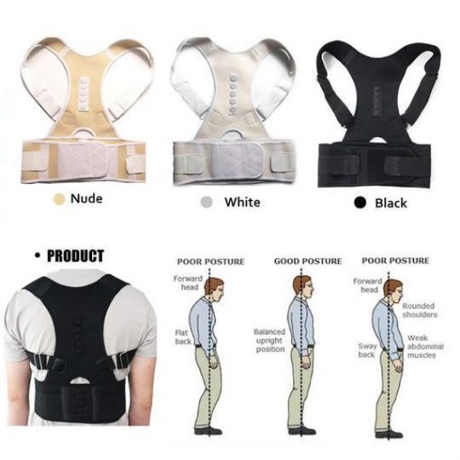 Magnetic Posture Corrective Therapy Back Brace For Men & Women - Image 2