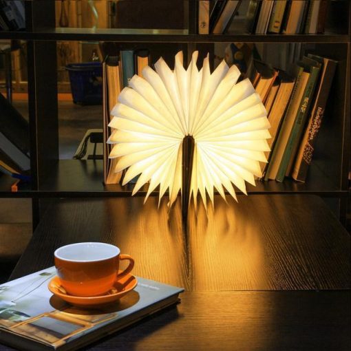 Wood Book LED Lamp - Image 2