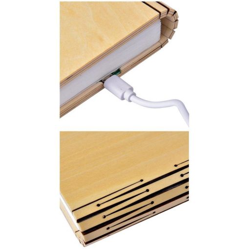 Wood Book LED Lamp - Image 7