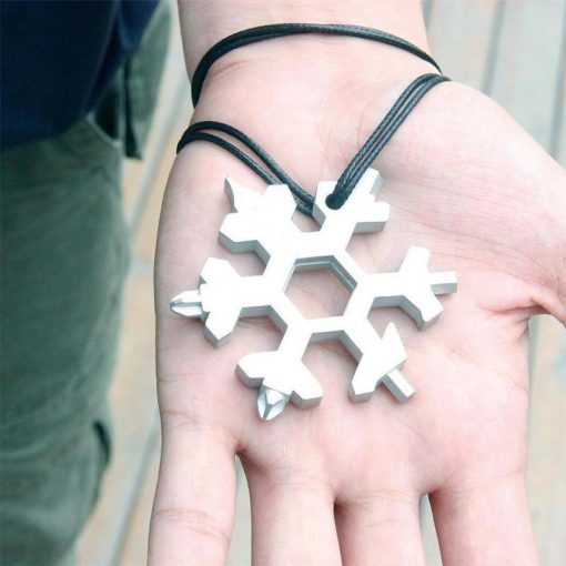 18-in-1 stainless steel snowflakes multi-tool