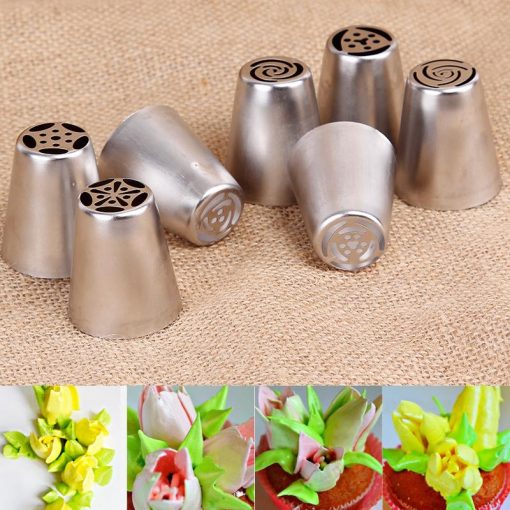 7PCS Russian Tulip Icing Piping Nozzle - Image 10