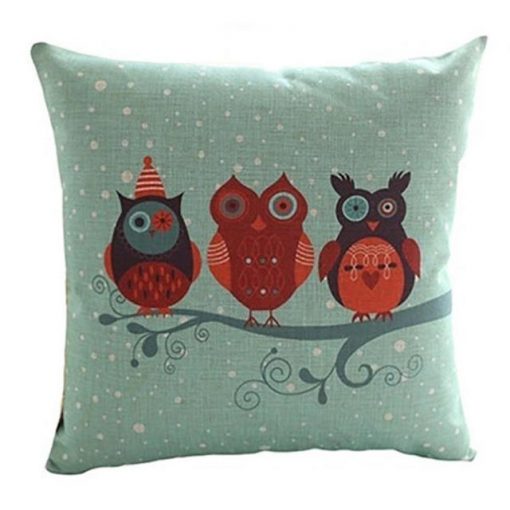 Cute Owl Pattern Pillowcase - Image 2