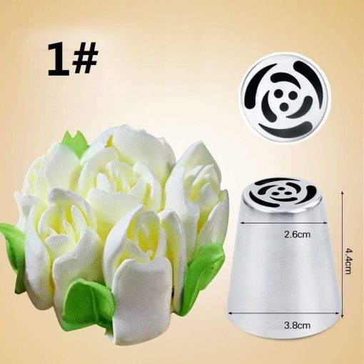 7PCS Russian Tulip Icing Piping Nozzle - Image 2