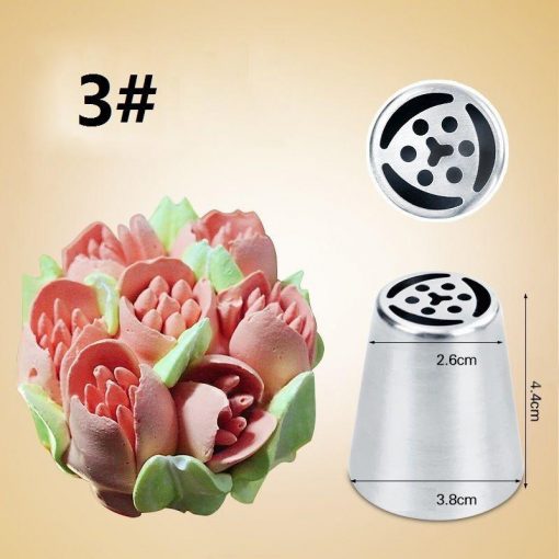 7PCS Russian Tulip Icing Piping Nozzle - Image 4