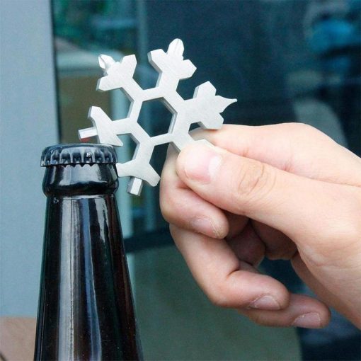 18-in-1 stainless steel snowflakes multi-tool - Image 15