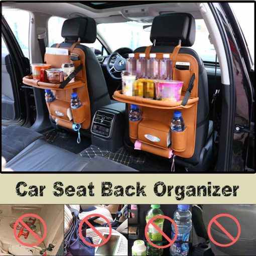 Leather Car Backseat Organizer - Image 2