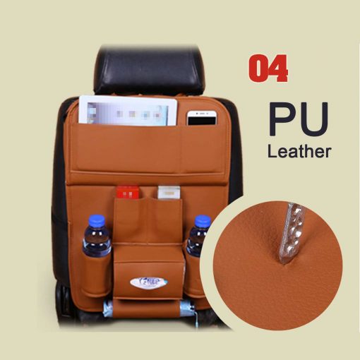 Leather Car Backseat Organizer - Image 4