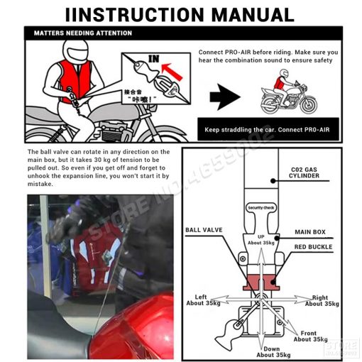 Turtle Motorcycle Airbag Vest Hi-Viz - Image 6