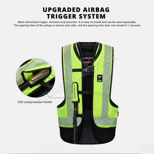 Turtle Motorcycle Airbag Vest Hi-Viz - Image 4