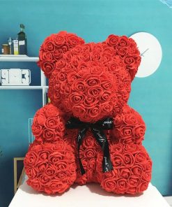 Valentine Special: Bear Made Of Roses