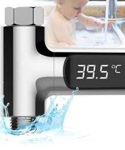 Premium LED Self-Powered Shower Thermometer