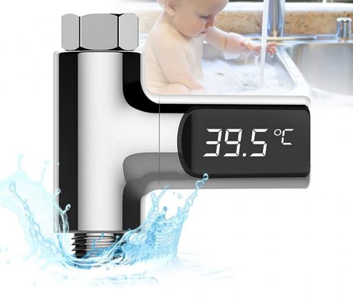 Premium LED Self-Powered Shower Thermometer