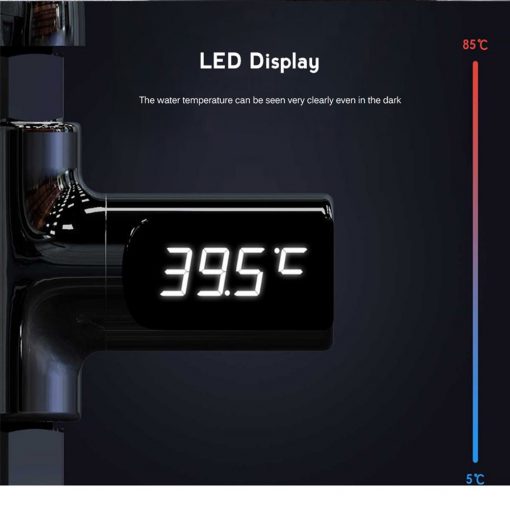 Premium LED Self-Powered Shower Thermometer - Image 4