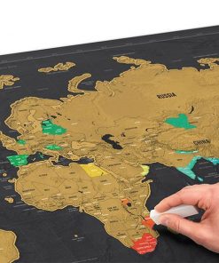 Deluxe Scratch-Off World Map