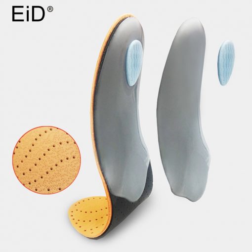 Unisex Premium Leather Orthotic Shoe Insoles - Image 2