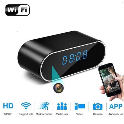 1080P Wireless Alarm Clock Security Camera