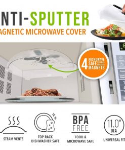 Anti-Sputter Magnetic Microwave Cover