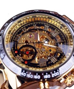 Men’s Skeleton Automatic Mechanical Watch