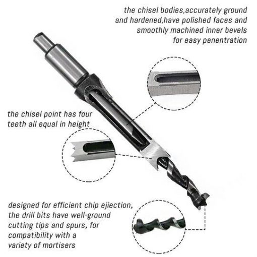 Hollow Chisel Mortise Drill Tool(1SET) - Image 6