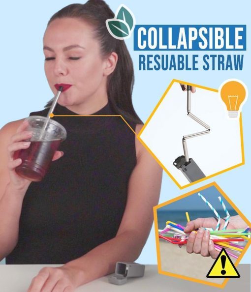 Collapsible Reusable Straw