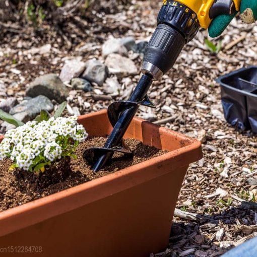 Garden Spiral Hole Drill Planter