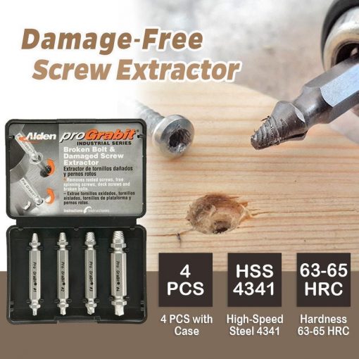 Damage-Free Screw Extractor(Set of 4) - Image 2