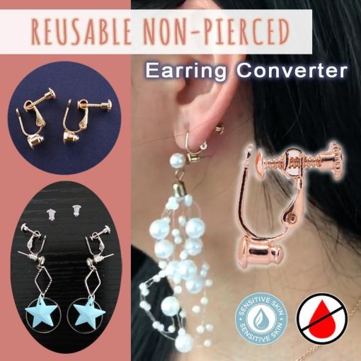 Reusable Non-Pierced Earring Converter (3 Pairs) - Image 2