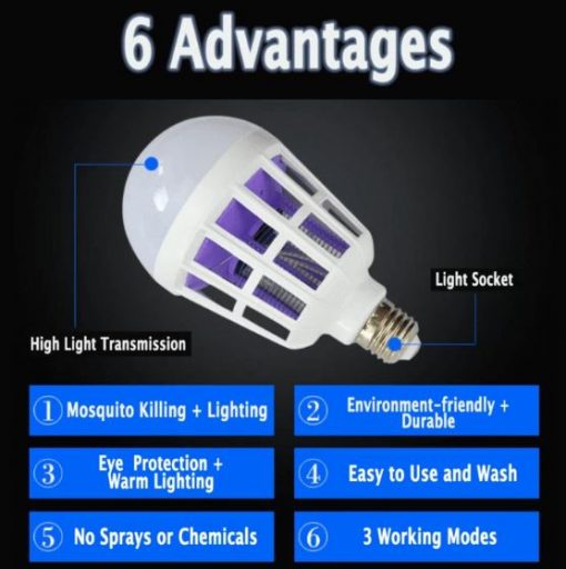 LED Mosquito Killer Bulb - Image 4