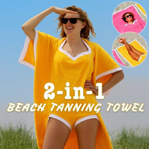 2-in-1 Beach Tanning Towel