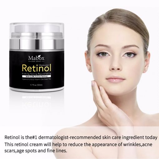 Mabox Retinol 2.5% Moisturizer Face Cream - Image 4