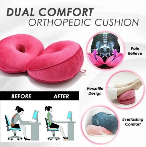 Foldable Dual Comfort Orthopedic Cushion