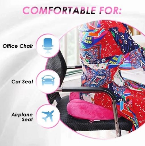 Foldable Dual Comfort Orthopedic Cushion - Image 3