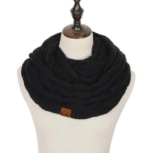 Cable Knit Infinity Scarf - Image 8