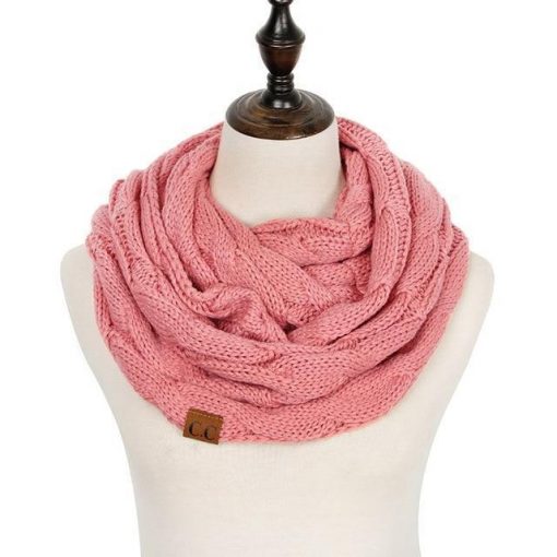 Cable Knit Infinity Scarf - Image 6