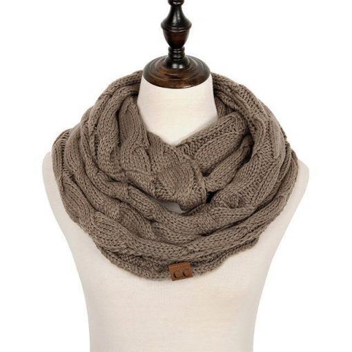 Cable Knit Infinity Scarf - Image 7