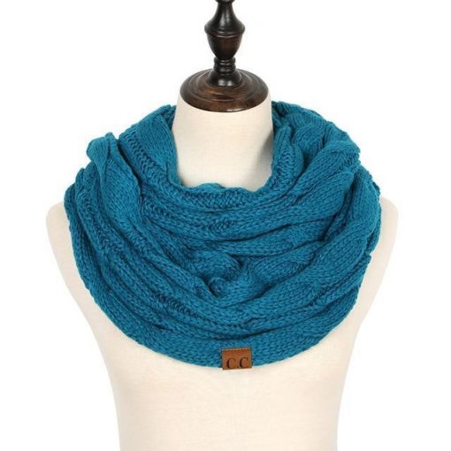 Cable Knit Infinity Scarf - Image 2