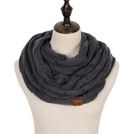 Cable Knit Infinity Scarf - Image 9