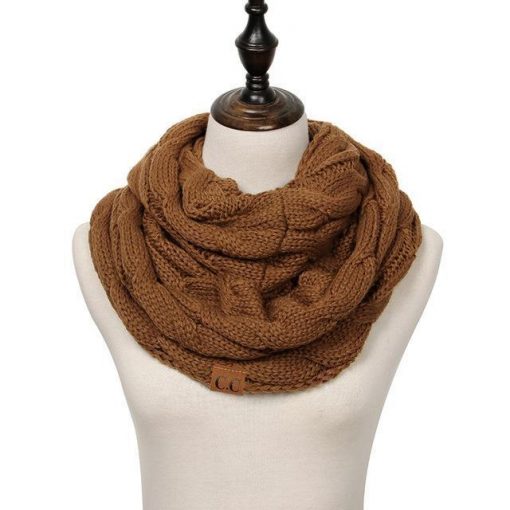 Cable Knit Infinity Scarf - Image 11