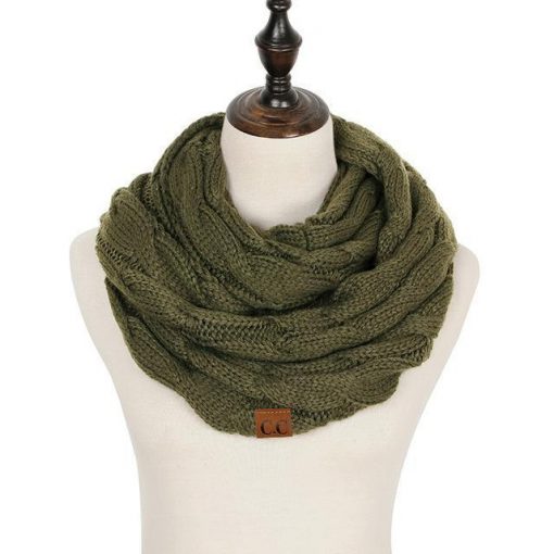 Cable Knit Infinity Scarf - Image 13