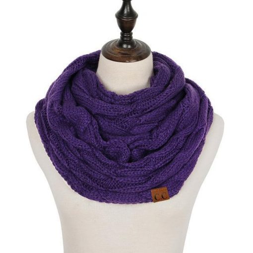 Cable Knit Infinity Scarf - Image 25