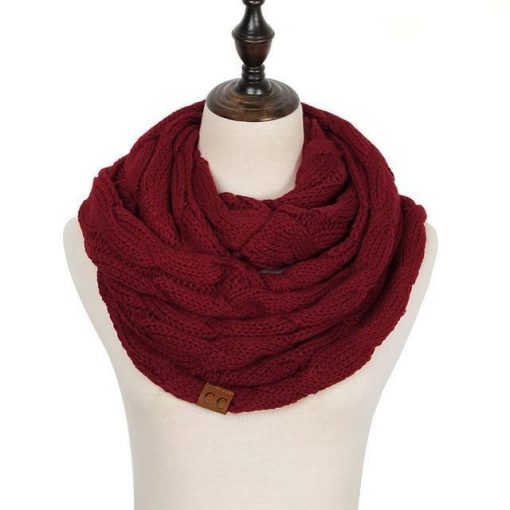 Cable Knit Infinity Scarf - Image 10