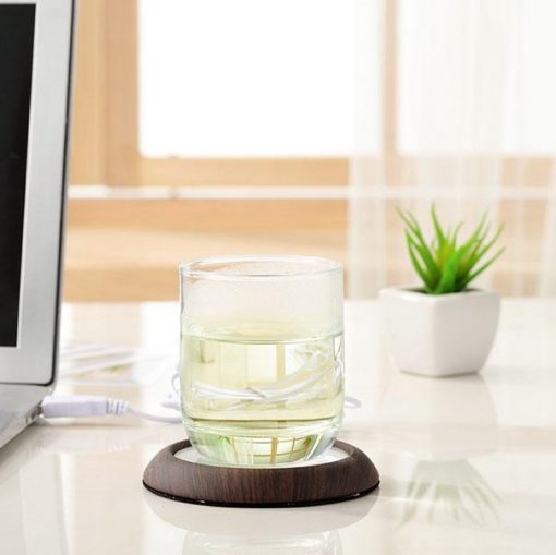 USB Wooden Drink Warmer - Image 2