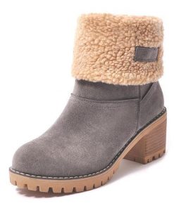 Women’s Block Heel Snow Boots