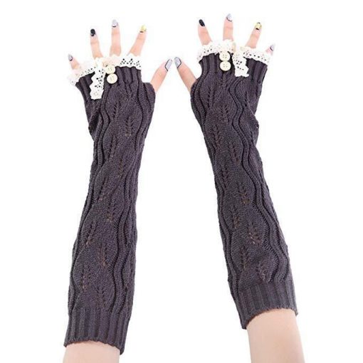 Knitted Fingerless Gloves - Image 6